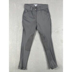 Dover Saddlery Breeches Women's Size 14 Gray Equestrian Horse Riding Pants